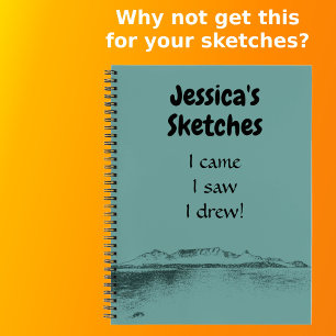 Personalisiertes künstlerisches Aquamarines Meer u Notizbuch