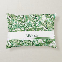 Personalisiertes künstlerisches Baummuster Dekokissen