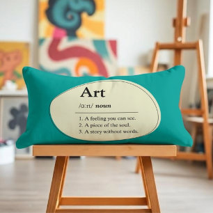 Personalisiertes Kunstwörterbuch-Stil-Lendenkissen Lendenkissen