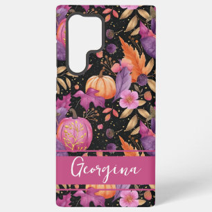 Personalisiertes Kürbismuster Samsung Galaxy Hülle