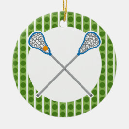 Personalisiertes La Crosse Keramikornament