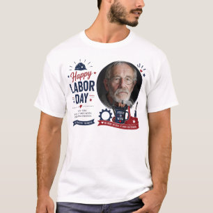Personalisiertes Labor Day Foto T-Shirt