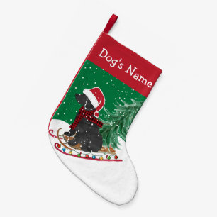 Personalisiertes Labradoodle Weihnachtsschnee Schl Kleiner Weihnachtsstrumpf