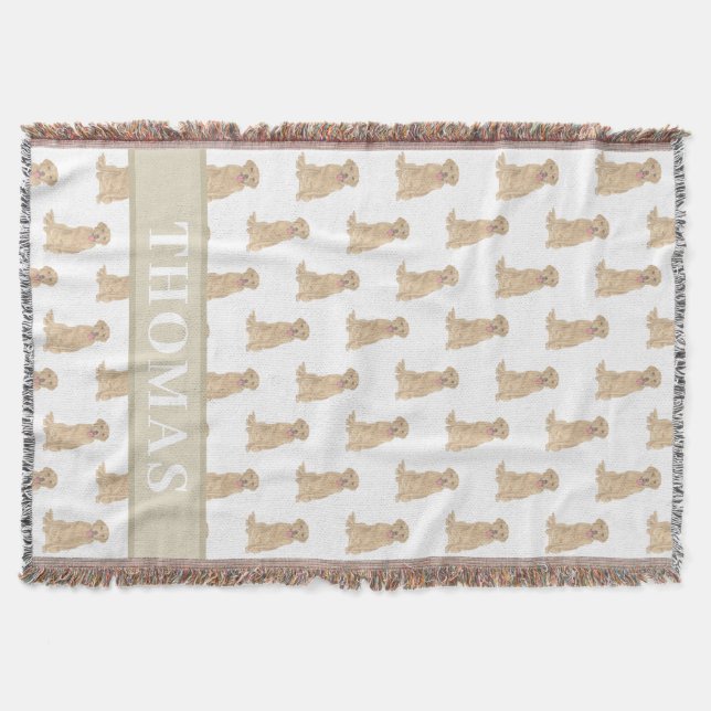 Personalisiertes Labrador (Dudley) Decke (Vorderseite)