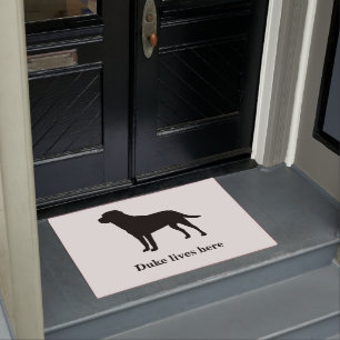 Personalisiertes Labrador Fußmatte