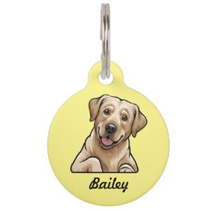 Personalisiertes Labrador Retriever Pet ID Tag Haustiermarke