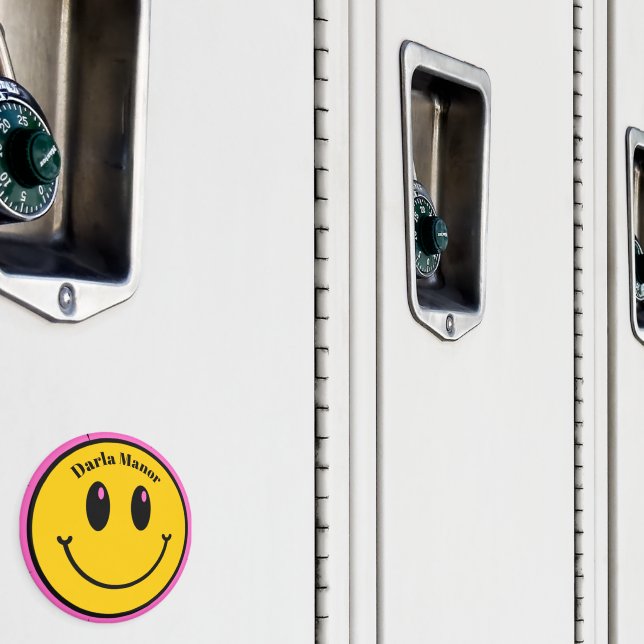 personalisiertes Lächelgesicht Magnet (In Situ (Schrank))