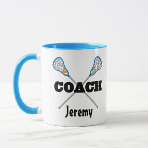 Personalisiertes Lacrosse Coach Geschenk Tasse