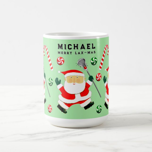 Personalisiertes Lacrosse Holiday-Geschenk Zwei-To Kaffeetasse (Mittel)