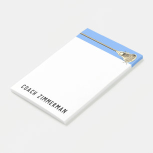 Personalisiertes Lacrosse Post-it Klebezettel