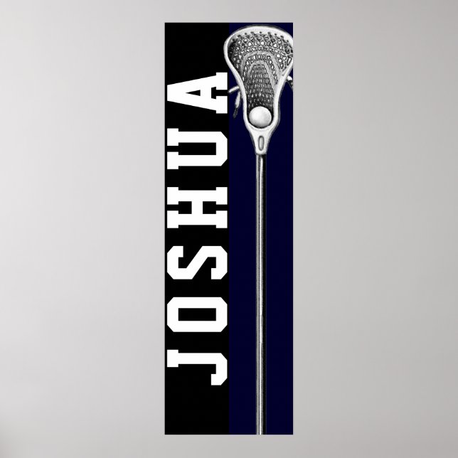 personalisiertes Lacrosse Poster (Vorne)