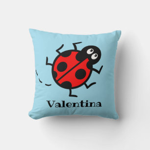 Personalisiertes Ladybird Pattern Cushion Kissen