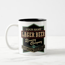 Personalisiertes Lager Bierbrauer Co Label Bar Pub