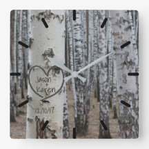 Personalisiertes Land-rustikales geschnitztes Herz