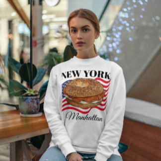 Personalisiertes Langarmshirt für Frauen aus New Y Tri-Blend Shirt