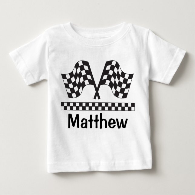 Personalisiertes laufendes baby t-shirt (Vorderseite)