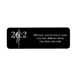Personalisiertes Läufer-Marathon-Andenken 26,2