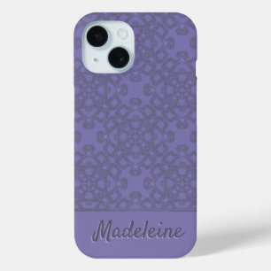 Personalisiertes Lavendelmuster Case-Mate iPhone Hülle