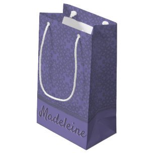 Personalisiertes Lavendelmuster Kleine Geschenktüte