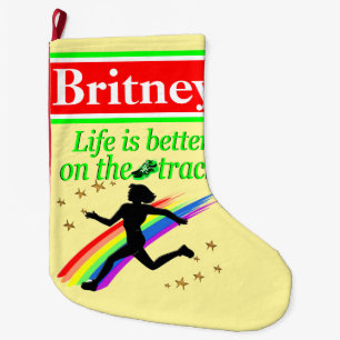 PERSONALISIERTES LEBEN AUF DEM STRUMPF "TRACK CHRI GROßER WEIHNACHTSSTRUMPF