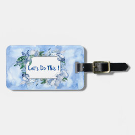 Personalisiertes Leben im Meer Gepäckanhänger