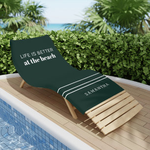 Personalisiertes Leben ist ein besserer Familienur Strandtuch