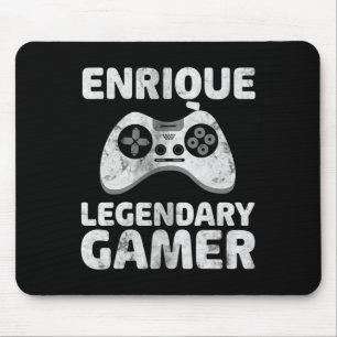 Personalisiertes legendäres Gamershirt Enrique Nam Mousepad