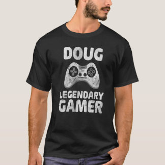 Personalisiertes Legendary Gamer Doug Name Video G T-Shirt