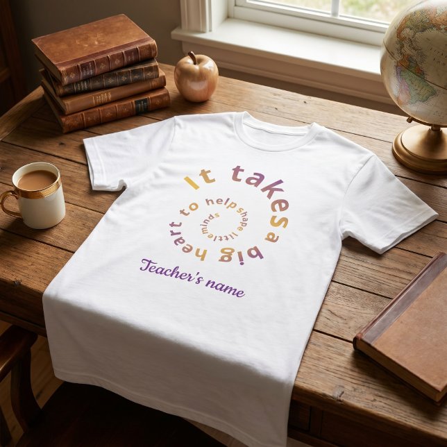 Personalisiertes Lehrer-Dankeschön-Geschenk-T-Shir T-Shirt (Von Creator hochgeladen)