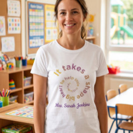 Personalisiertes Lehrer-Dankeschön-Geschenk-T-Shir T-Shirt
