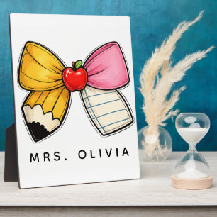 Personalisiertes Lehrergeschenk Benutzerdefinier Fotoplatte