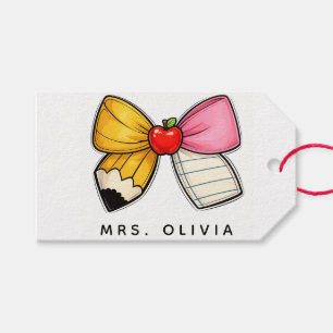 Personalisiertes Lehrergeschenk Benutzerdefinier Geschenkanhänger