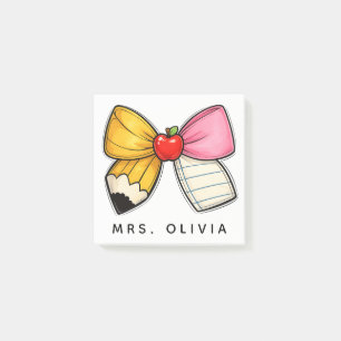 Personalisiertes Lehrergeschenk   Benutzerdefinier Post-it Klebezettel