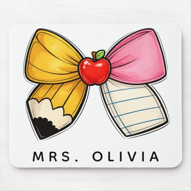 Personalisiertes Lehrergeschenk | Individueller Le Mousepad (Vorne)