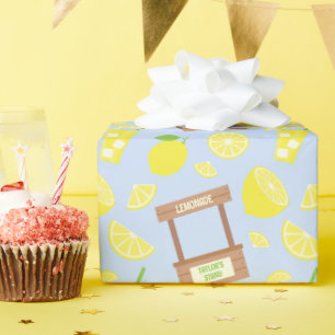 Personalisiertes Lemonade Standwackelpapier Geschenkpapier