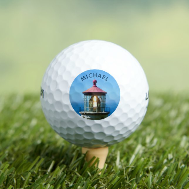 Personalisiertes Leuchtturm Golfball (Insitu T-Shirt)