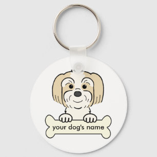 Personalisiertes Lhasa Apso Schlüsselanhänger