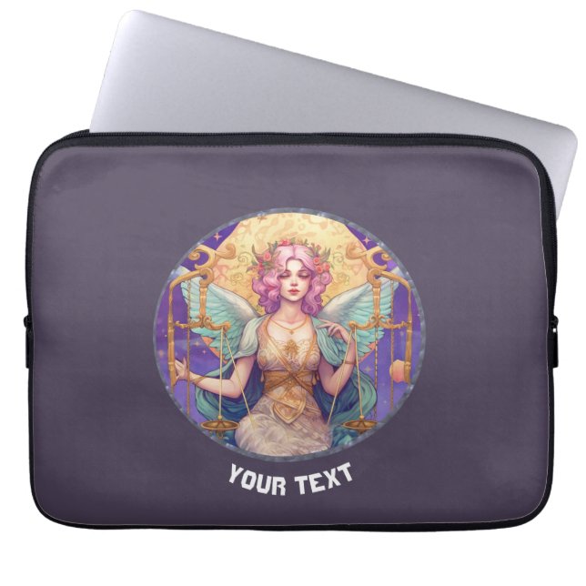 PERSONALISIERTES LIBRA ZODIAC-SIGN LAPTOPSCHUTZHÜLLE (Vorderseite)