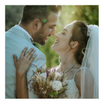 Personalisiertes Liebes-Deko-Hochzeitsbildposter f