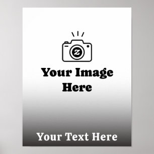 Personalisiertes Lieblingsfoto mit Text Poster
