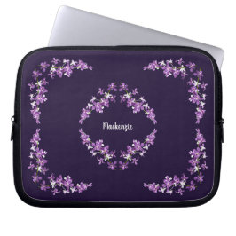 Personalisiertes Lila Dendrobium Orchids Motif Laptopschutzhülle
