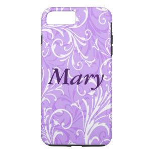 Personalisiertes Lila Ornamental-iPhone 7 Fall Case-Mate iPhone Hülle