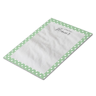 Personalisiertes liniertes Papier   Notizblock