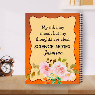 Personalisiertes Linkshänder-Notizbuch – Hübscher  Notizbuch