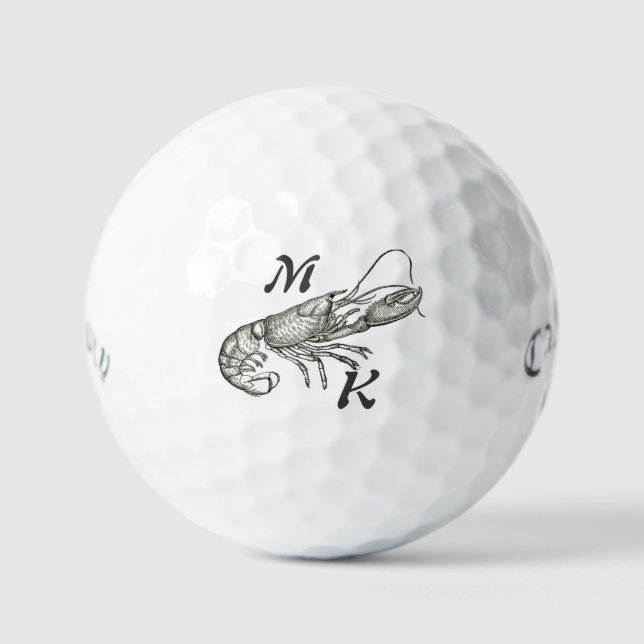 Personalisiertes Lobster Design Callaway Golf Ball (Vorderseite)