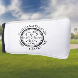 Personalisiertes Loch in einem klassischen Golf He Golf Headcover