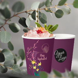 Personalisiertes Logo Bleibe Niedlich Beruflich Pappbecher