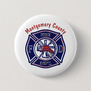 Personalisiertes Logo für das Blue Firefighter-Abz Button