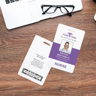 Personalisiertes Logo für Krankenhausmitarbeiter u Ausweis