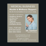 Personalisiertes Logo, General Practitioner, Krank Flyer<br><div class="desc">Personalisiertes Logo,  General Practitioner,  Flyer für Krankenpflege beim Visitenkarten-Store.</div>